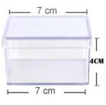 Caixa Acrílica Quadrada 7×7 – C/ 10 Unds - Imagem 2
