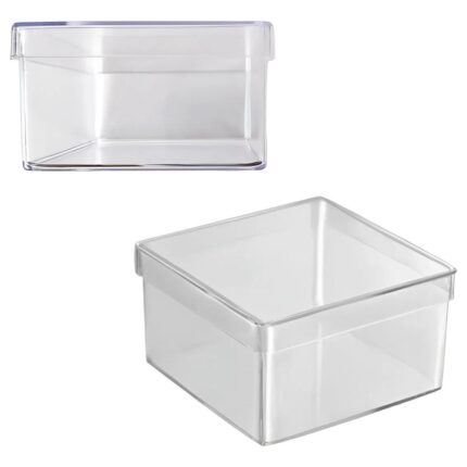 Caixa Acrílica Quadrada 7×7 – C/ 10 Unds