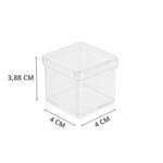 Caixa Acrílica Quadrada 4×4 – C/ 10 Unds
