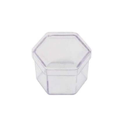 Caixa Acrílica Sextavado 4×4 – C/ 10 Unds