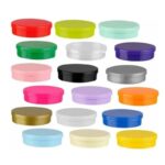 Latinha Plástica 5x2cm Color - C/ 10 Unds