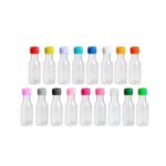 Garrafa Pvc 50ml C/ Tampa Plástico - C/ 10 Unds