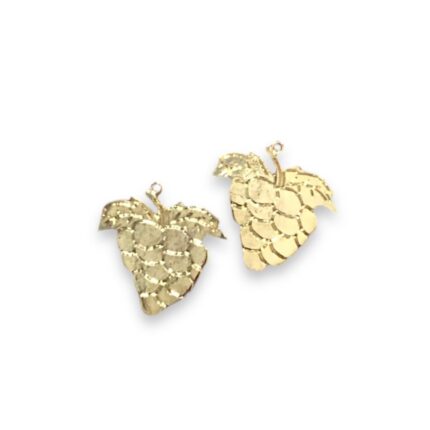 Pingente Uva 33mm Dourado - 1 Und