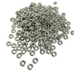 Conta Entremeio Redondo 2mm Abs Níquel - 20 Gramas