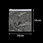 Saco Pvc C/Ziper Branco 10x10cm Transparente - 1 Und