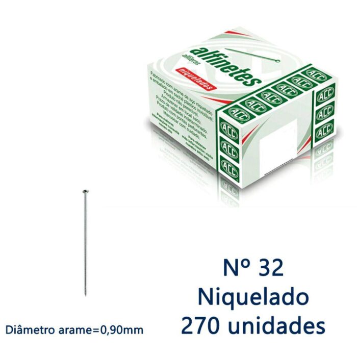 Alfinete P/ Costura N.32 – C/ 270 Unds - Imagem 2