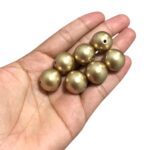 Conta Bola Pérola 18mm Metalizada – 20 Gramas - Imagem 2