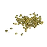 Conta Bola Lapidada 4mm Abs Dourado Exclusivo - 5 Gramas