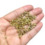 Conta Bola Lapidada 4mm Abs Dourado Exclusivo - 5 Gramas - Imagem 3