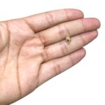 Fecho Bola 8x14mm Imã Dourado - 1 Und - Imagem 2