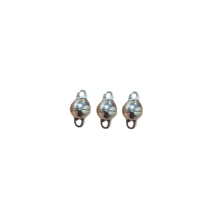 Fecho Bola 8x14mm Imã Níquel – 1 Und - Imagem 1