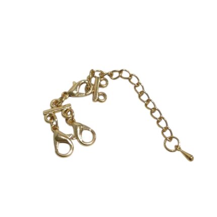 Fecho Duplo 10mm Dourado – 1 Und