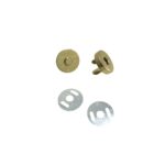 Fecho Botão P/ Bolsa 14mm Dourado - 1 Und
