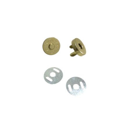 Fecho Botão P/ Bolsa 14mm Dourado - 1 Und