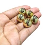 Entremeio Redondo 13mm Abs Dourado – C/ 5 Unds - Imagem 3