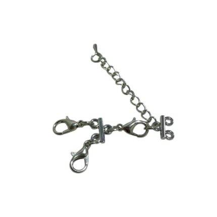 Fecho Duplo 10mm Níquel - 1 Und