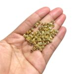 Entremeio Tubo 3mm Dourado Exclusivo  - 5 Gramas - Imagem 2