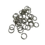 Argola 8mm Fio 0.80 Latão Níquel - 20 Gramas
