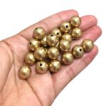Conta Bola Pérola 12mm Metalizada – 20 Gramas - Imagem 2