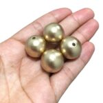 Conta Bola Pérola 20mm Metalizada – 20 Gramas - Imagem 3