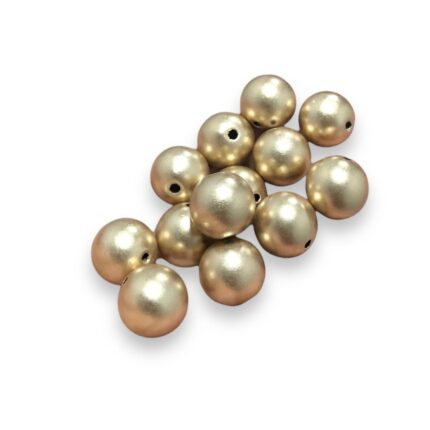 Conta Bola Pérola 14mm Metalizada – 20 Gramas