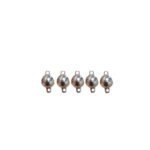 Fecho Bola 6x11.5mm Imã Níquel  – 1 Und