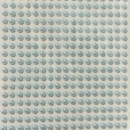 Cartela Meia Pérola 4mm Azul Bebê – 1 Und