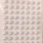 Cartela Meia Pérola 6mm Adesiva – 1 Und