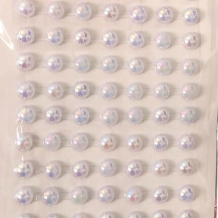 Cartela Meia Pérola 6mm Adesiva – 1 Und