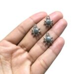 Pingente Sol 16mm Níquel - 1 Und - Imagem 2