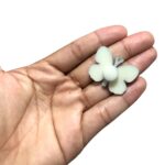 Aplique Borboleta P/ Crocs 25x34mm Abs Níquel– 1 Und - Imagem 3