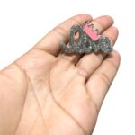 Aplique P/ Crocs 22x45mm Abs Níquel – 1 Und - Imagem 2