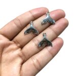 Pingente Cauda De Sereia 15mm Níquel - 1 Und - Imagem 3