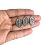 Pingente N.Sra Das Graças 23mm Níquel – 1 Und - Imagem 2