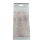 Cartela Meia Pérola 4mm Rosa Bebê  – 1 Und