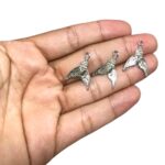 Pingente Cauda De Sereia 22mm Níquel - 1 Und - Imagem 2