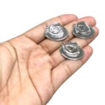 Pingente Chapéu 20mm Níquel - 1 Und - Imagem 2