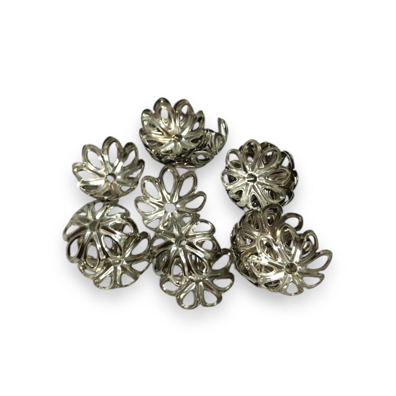 WhatsApp Image 2025-10-28 at 09.33.29 (4) Tulipa Flor Vazado 14mm Níquel - C/ 20 Unds - Imagem 1