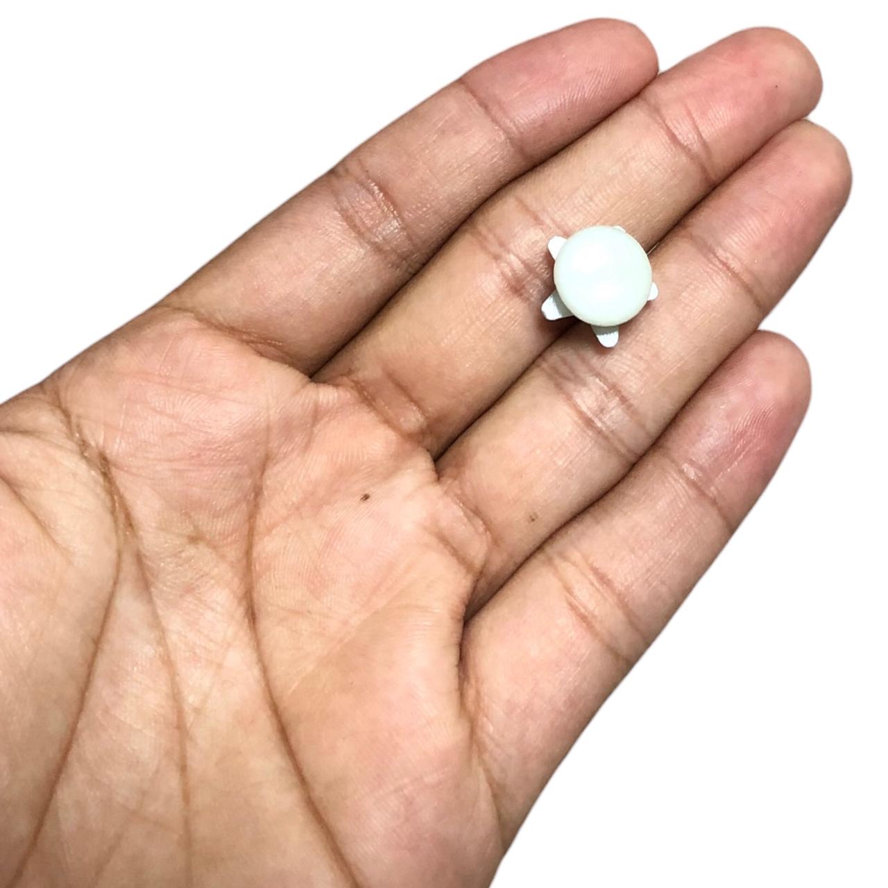 WhatsApp Image 2025-10-28 at 09.33.29 (40) Aplique Estrela P/ Crocs 13mm Abs Níquel– 1 Und - Imagem 3