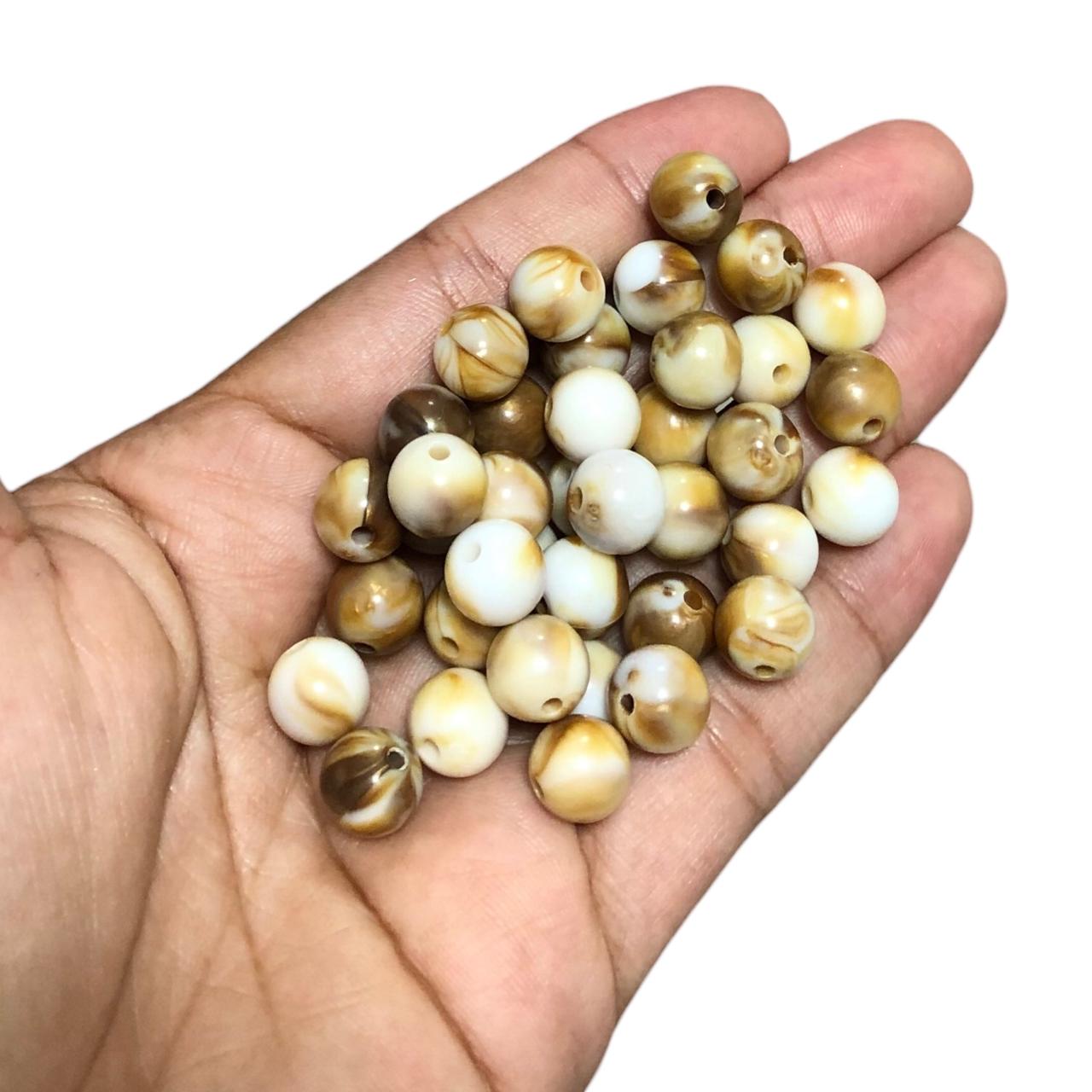 WhatsApp Image 2025-10-28 at 09.33.29 (49) Conta Bola Mármore 10mm Resina - 20 Gramas - Imagem 3