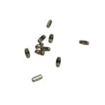 Fecho Canoa 1.5mm Latão Níquel - C/ 10 Unds