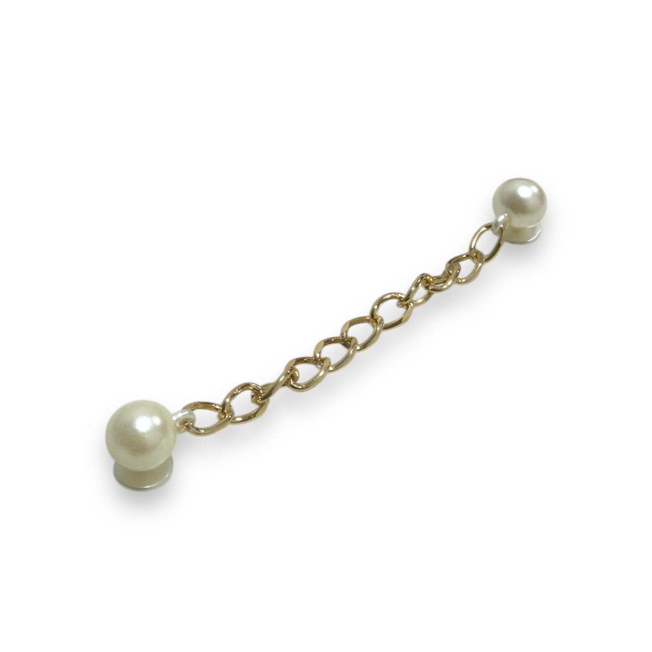 WhatsApp Image 2025-10-29 at 00.04.05 (12) Aplique P/ Crocs Corrente 10cm Alumínio Dourado - 1 Und - Imagem 1