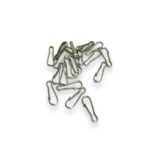 Fecho Mosquetão 14mm Níquel - C/ 20 Unds