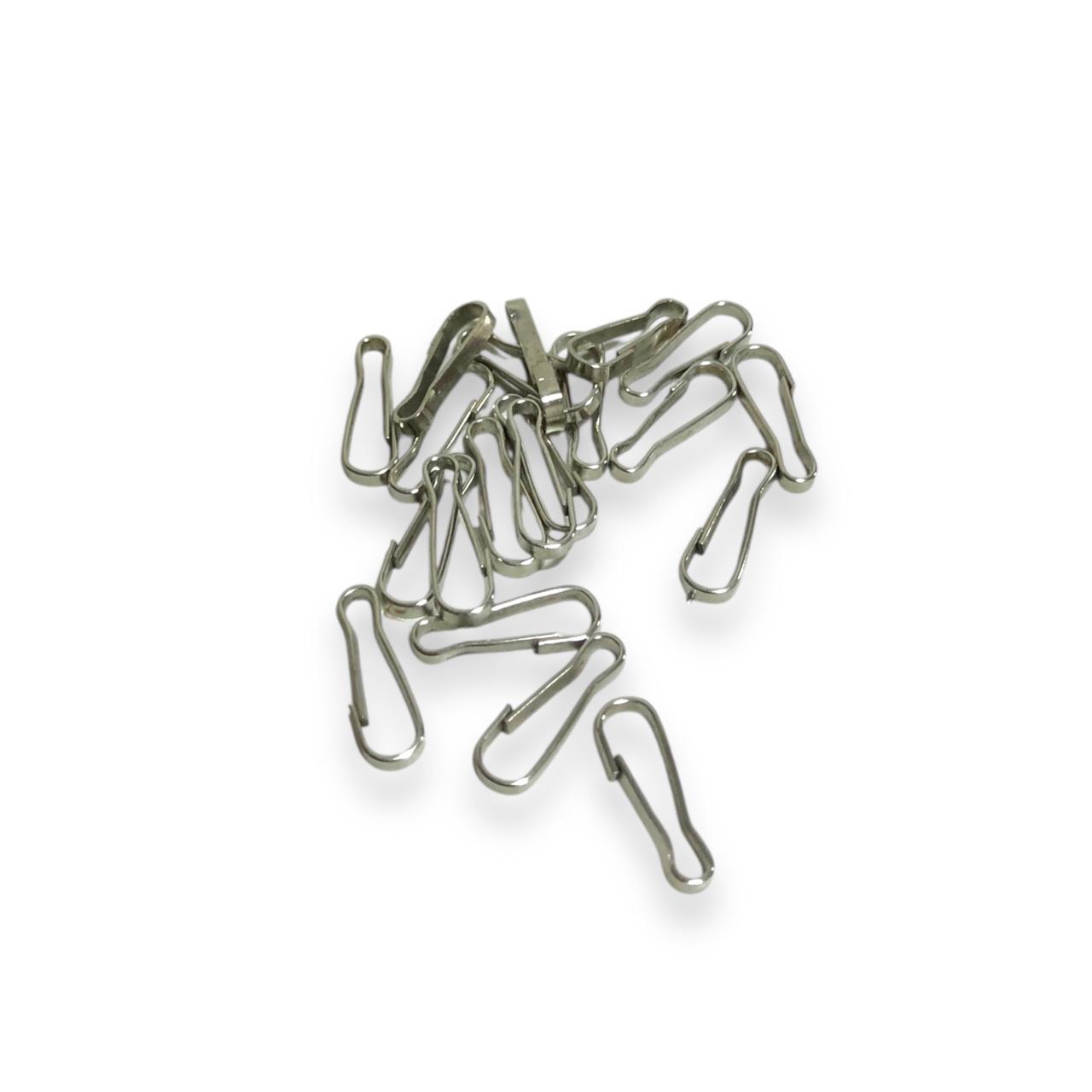 WhatsApp Image 2025-10-29 at 00.04.05 (19) Fecho Mosquetão 14mm Níquel - C/ 20 Unds - Imagem 1