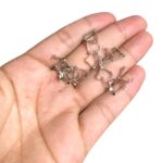 Terminal Jacaré 10mm Níquel - C/ 20 Unds - Imagem 2