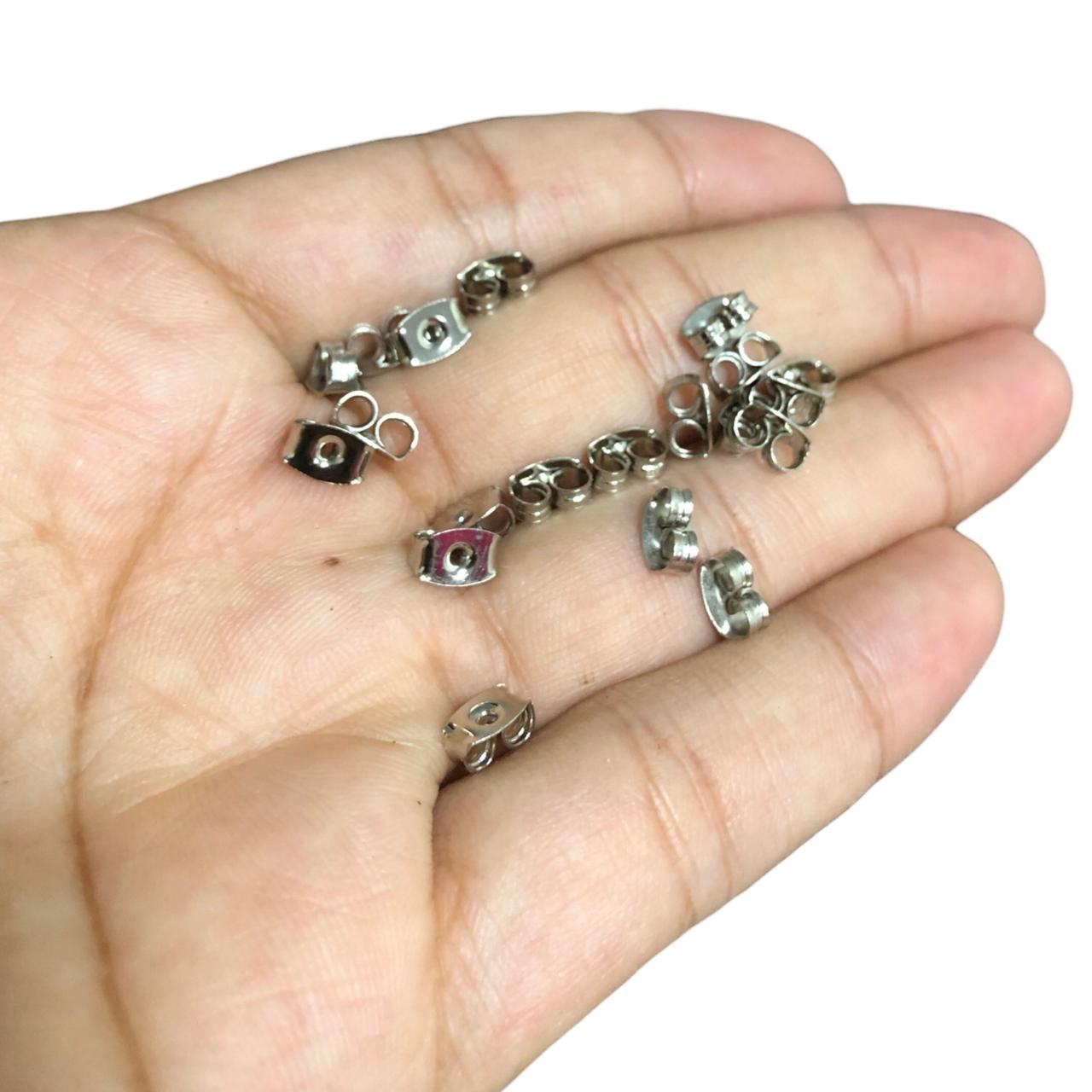 WhatsApp Image 2025-10-29 at 00.04.05 (24) Tarracha Borboleta Retangular 7mm Níquel - C/ 10 Pares - Imagem 2