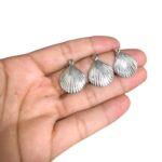 Pingente Concha C/ Argola 23mm Níquel - 1 Und - Imagem 2