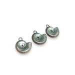 Pingente Caracol 16mm Níquel - 1 Und