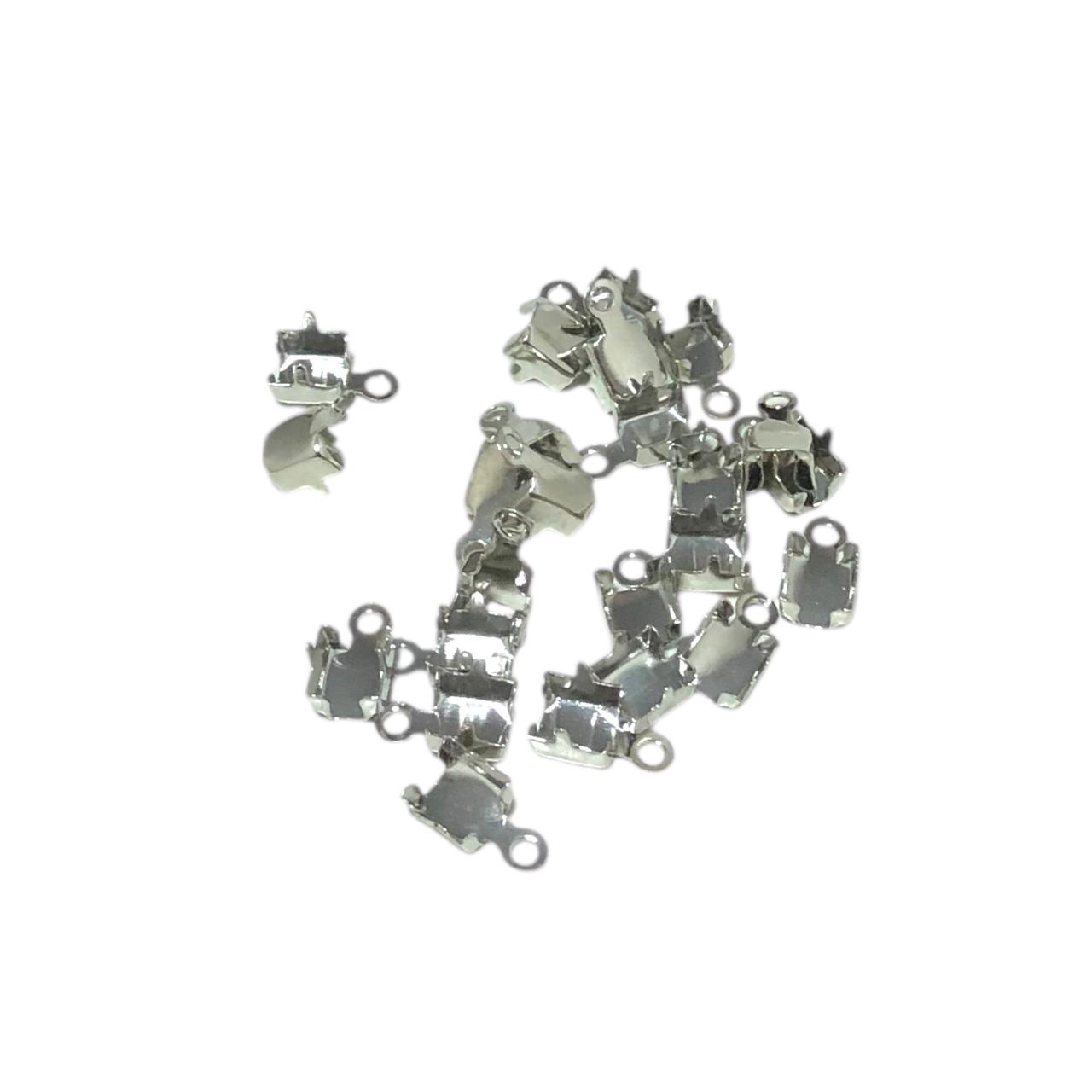 WhatsApp Image 2025-10-29 at 00.04.05 (4) Terminal Xadrez P/ Corrente Strass 10mm Latão Níquel - C/ 25 Unds - Imagem 1