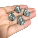 Pingente Caracol 24mm Níquel - 1 Und - Imagem 2